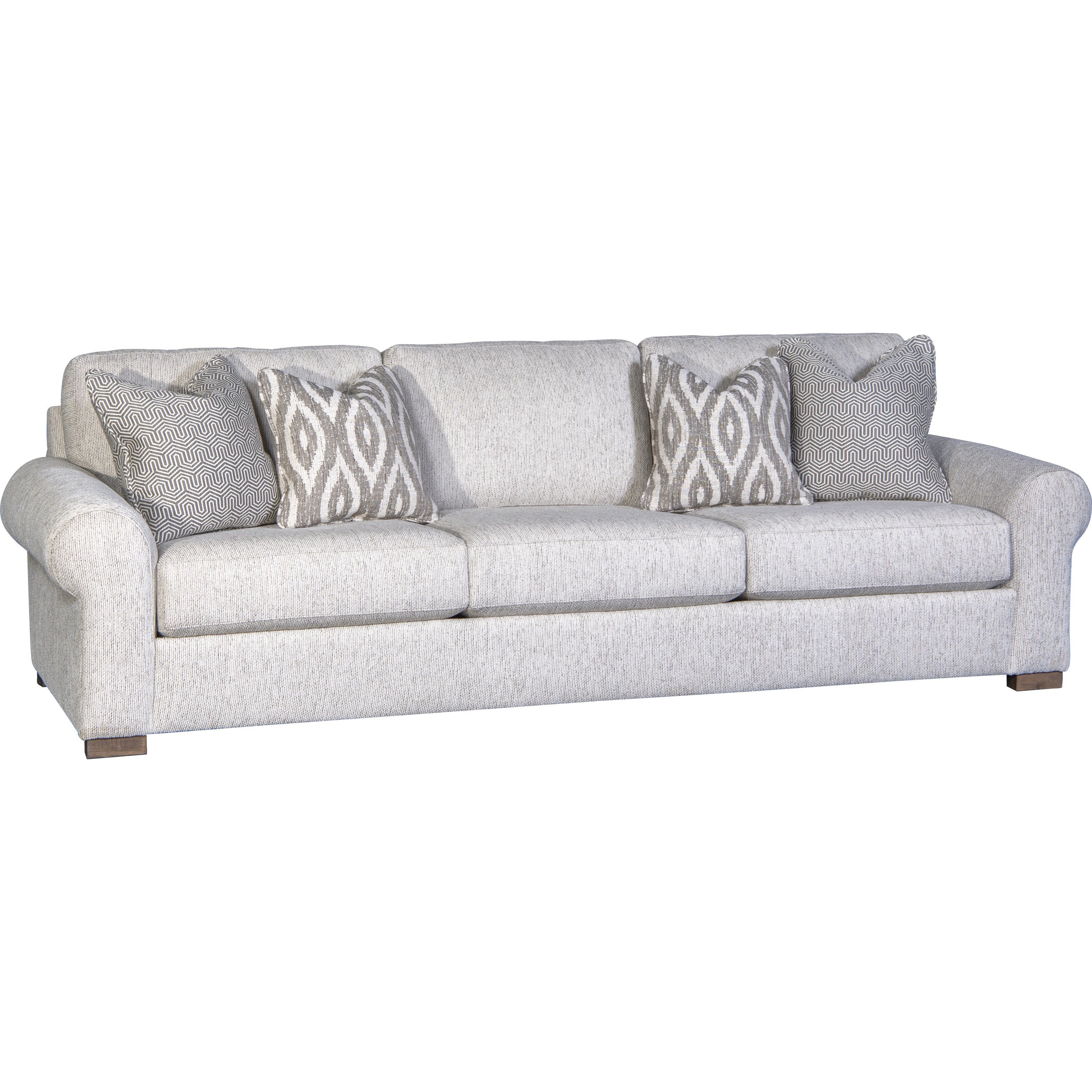 Mayo 7202 Oversized 111 Inch Sofa with Deep Seats Howell Furniture